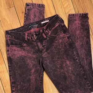 Lovesick Jeans Pink Women’s Acid Wash Skinny Jeans 3